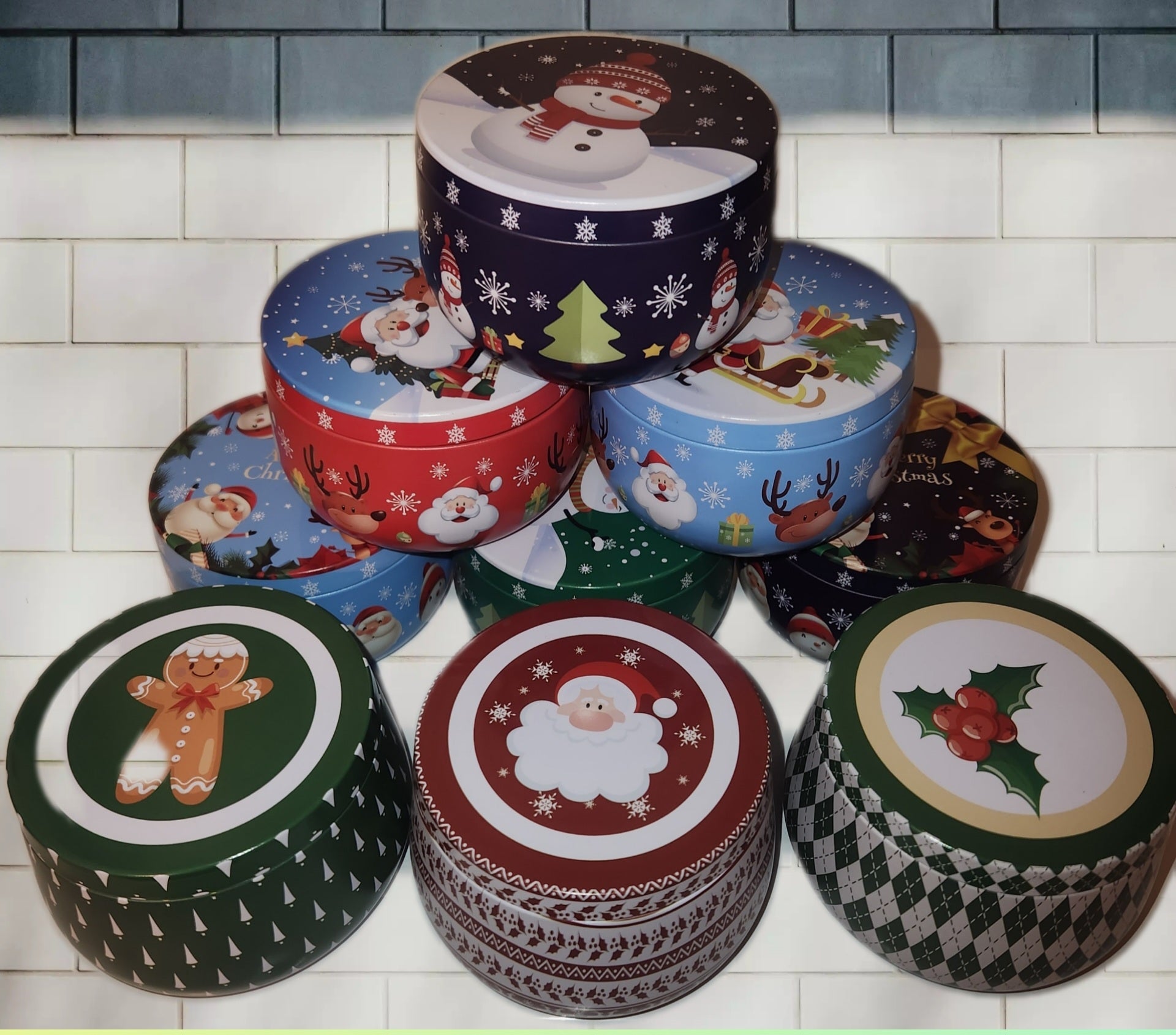 Christmas Money Filled Cranberry Apple Marmalade Candle