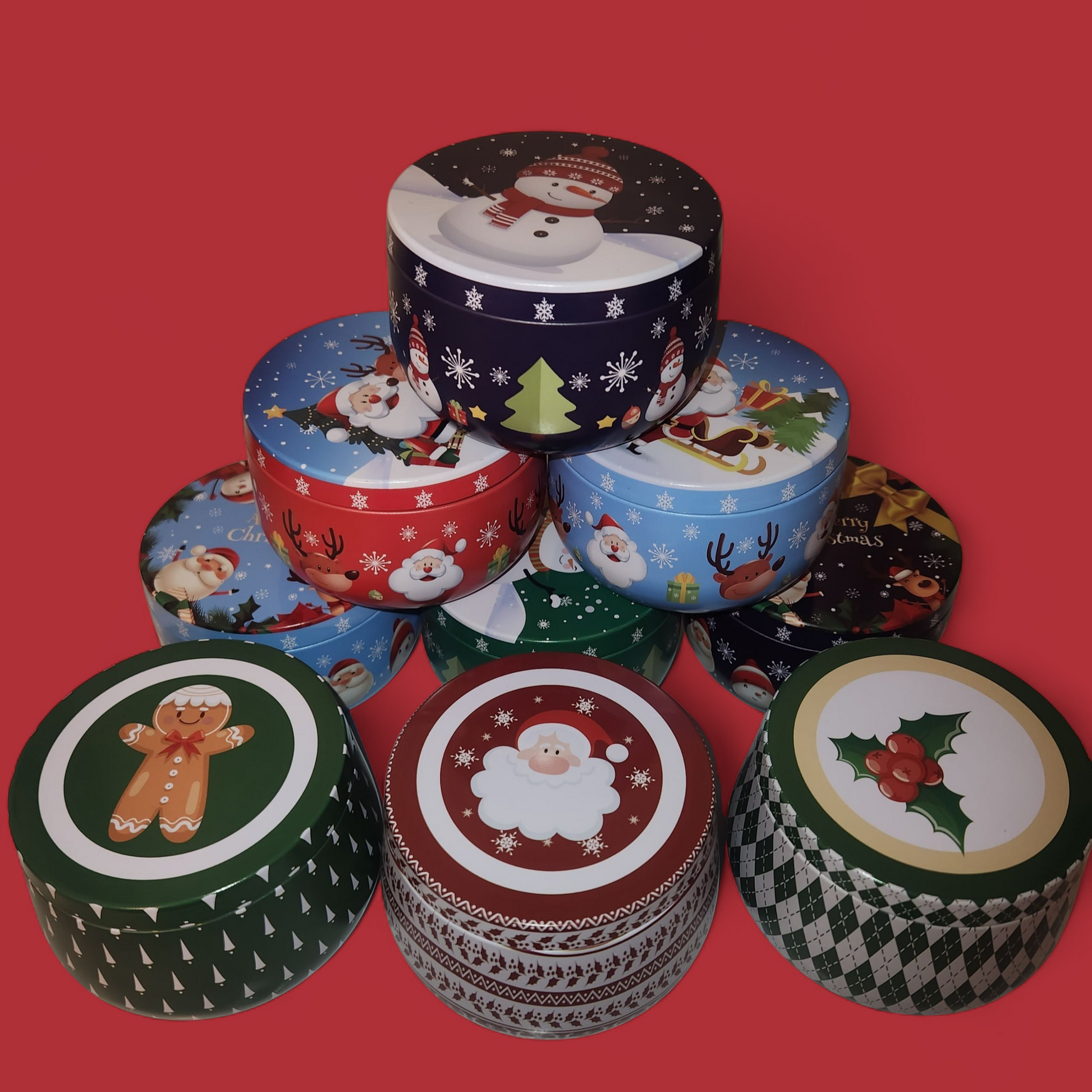 Christmas Money Filled  Candles